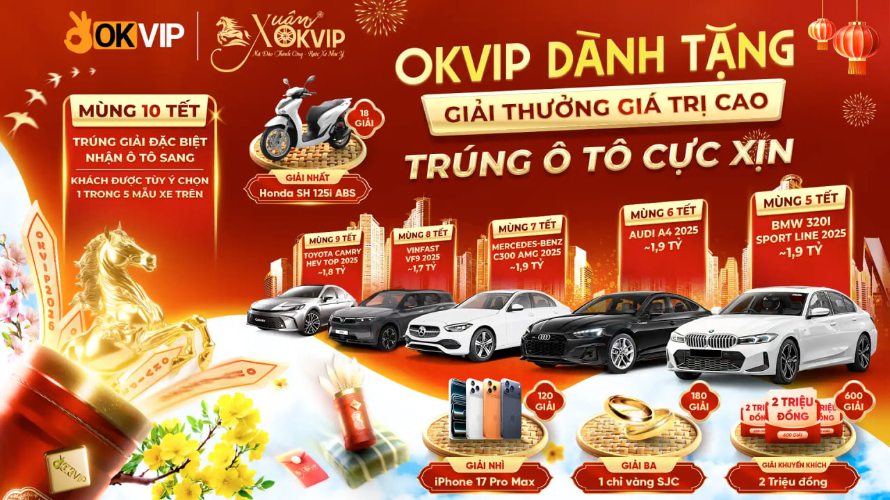 sự kiện xuân okvip 2026